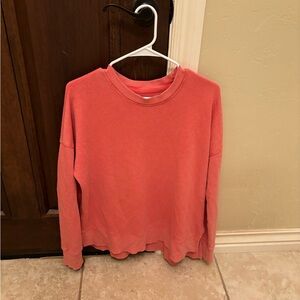 pinkish light weight sweater